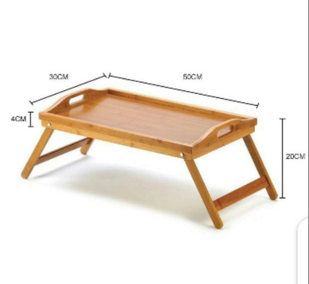 MyWishlistNG Product Foldable Wooden Bed Tray